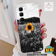 HP Infinix Hot 60 Case 60i/ - Rajacase - Infinix Hot 60 casing 60i/ - Flower case Motif - Cellphone 
