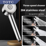 [TOTC] 304 Stainless Steel Pressurized Shower Head Hobby Shower Shower Hose Set Rain Shower Head Pre