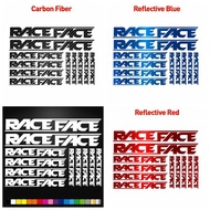 Compatible Race Face Vinyl Stickers Sheet Bike Frame Race Face Mtb Cycling Road Bicycle