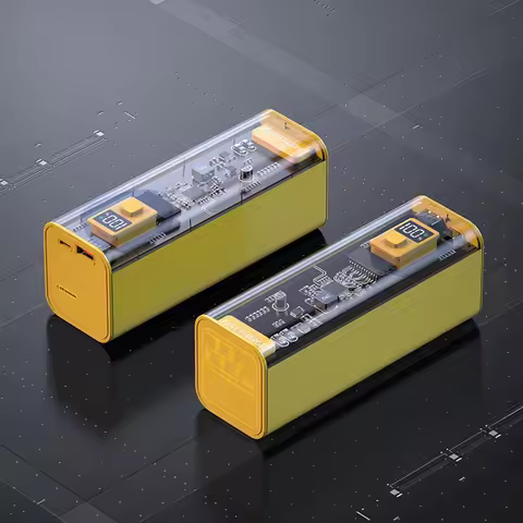 Battery Charger Box Portable DIY Power Bank Case LCD PD22.5W Dual-Direction Fast Charging Box for 8P