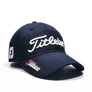 หมวกแฟชั่นชาย Titleist ของแท้ปักหมวกเบสบอลหมวกกอล์ฟอเนกประสงค์กลางแจ้ง