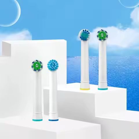 4pcs Replacement Brush Heads For Oral-B Electric Toothbrush Advance Power/Vitality Precision Clean/P