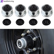 [Super] 4Pcs 1.98 Inch Trailer Axle Dust Cap Cup Grease Cover for Camper RV Boat Trailer
