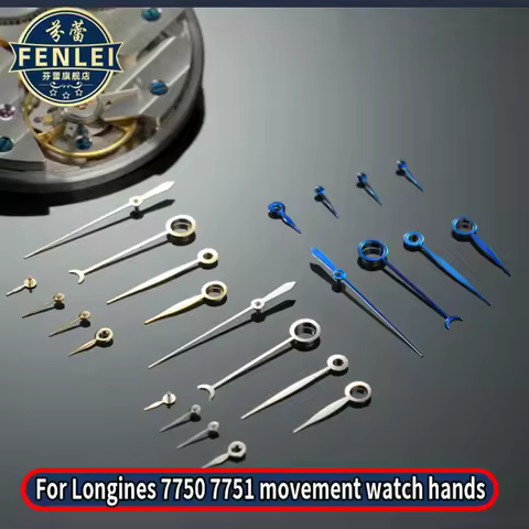Watch Hands For Longines Masterpiece Moonphase 7750 7751 Movement 8-Pin Multi functional Dial Men mi