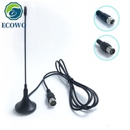 AQUAGEM Digital Tv Antenna, DVB-T/TV Free Channel TV Antenna Freeview, DVB-T Antenal Black Mini 5dBi