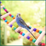 Bird Bridge Parakeet Bridge for Cage Bird Climbing Toys Rope Ladder Parrot Climbing Ladder Bird Cage Accessories juasg