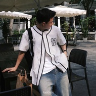 BASEBALL STRIPE SHIRT | BASEBALL SHIRT