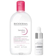 Bioderma - Sensibio - H2O Micellar Water - Makeup Remover Cleanser - Face Cleanser for Sensitive Ski