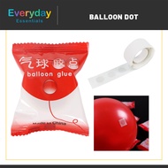 【E.E】Balloon Dot Stick Glue 100 dots per roll Balloons Wall Stickers Birthday Party Wedding Decorati