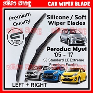 2 pcs Perodua Myvi 2005 2007 2008 2009 2010 Lagi Best 2012 2013 Icon 2015 2016 Magnex Pivot Silicone