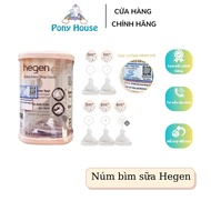 Hegen Wide Neck Milk Bottle Nipples / Replacement Nipples of All Sizes 0, 1, 2, 3, Y Cut (Genuine)