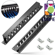 BAIHEE 19inch Server Rack Wire Organizer, 12/24 Slot 1U Cable Management, Trunking Horizontal Mount 
