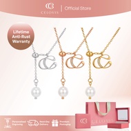 [ BUY 2 GET RM100 OFF + FREE GIFT ] CELOVIS Unbreakable You Pearl Necklace (Gold/ Rose Gold/ White G