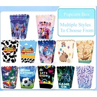 Popcorn Box Birthday Party Supplies Paper Box Birthday Party Snack Fries Packaging Box