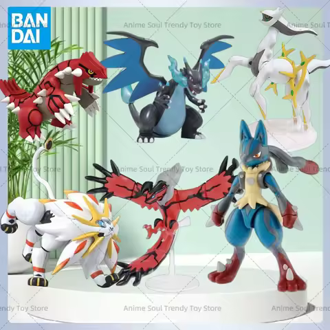 Original Pokemon Action Figures Mega Rayquaza Koraidon Miraidon Blaziken Scizor Charizard X Lunala D