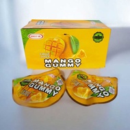 Sweet me manggo gummy Jelly Soft Candy Peeled Mango Jelly Soft Candy/ 1 box contains 30 pcs
