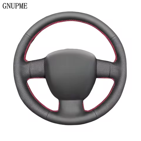 Custom Anti-Slip Microfiber Leather Car Steering Wheel Cover For Audi A3 8P Sportback A4 B7 Avant A6