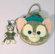 Duffy and Friends Gelatoni 貓咪斜背包及鑰匙圈