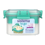 Sistema 21320 To Go Collection Snack Food Storage Container, 13.5 Oz, 400ml, Assorted Color