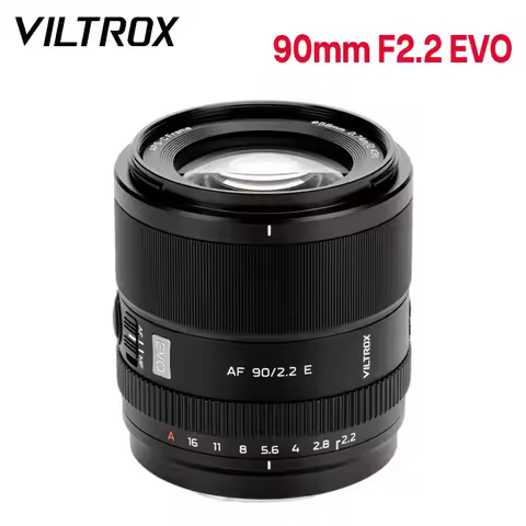 Viltrox 90mm F2.2 EVO APS-C Auto Focus Portrait Telephoto Prime Lens for Sony E Fuji X Nikon Z Mount