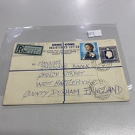 實寄郵件 掛號 英女皇軍裝郵票 香港寄英國 $790 幾十年歷史  品相如圖 歡迎郵寄/到旺角女人街本店選 香港郵票 香港地圖 香港早期雜誌 舊物 古董 香港郵品專門店
