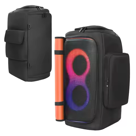 Portable Speaker Dust Case with Mic Pocket Padded Speaker Protective Cover Waterproof for JBL Partyb