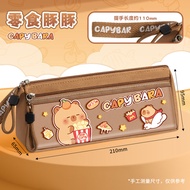 Kaba Bear 1102B Snacks Kabara Triangle Pencil Case Large Capacity Simple Cute Student Stationery Sto