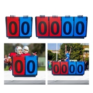 [mojotorw7] Flip Score Board Durable Manual Score Flip Cards Table Score Flippers for Competition Vo