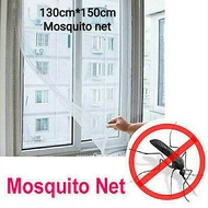 130cm*150cm Mosquito Net window free tape Anti-Insect Window Door Net Mesh Protector jaring nyamuk k