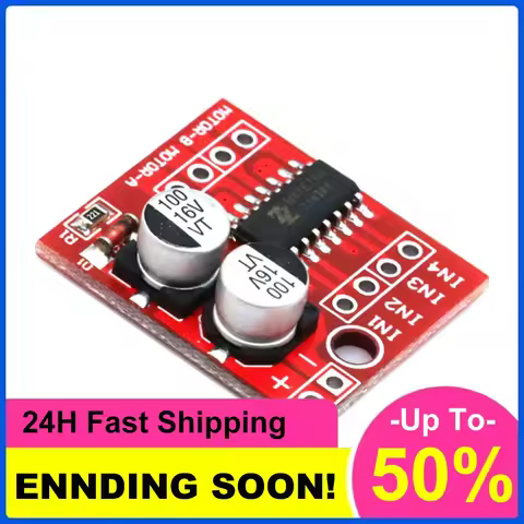 L298N 2-Way DC Motor Driver Module DC 2V-10V 1.5A Driver Board Module Dual H-Bridge Stepper Motor Dr