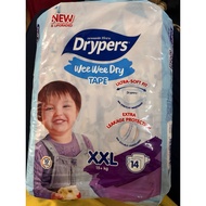 Drypers XXL Tape 14pcs