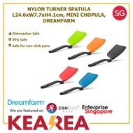 (Bundle of 2) Dreamfarm Mini Chopula Nylon Turner Spatula L24.6xw7.7xh4.1cm, Black/Red/Orange/Green/