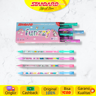 Standard Pen - Funzzy 0.5 Black (Pulpen Ballpoint Alat Tulis Pena Pen)