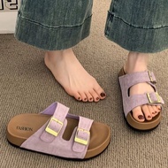 Women's Thick-soled Summer Slides 2025 - Comfortable & Stylish Purple Beach Slides