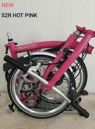Deskripsi Sepeda Lipat Brompton 16 Inch S2R Hot Pink