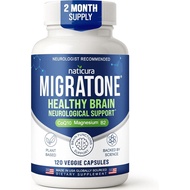 Migratone Headache Support Formula – Natural Vitamin Complex with PA-Free Butterbur, Magnesium, Vita