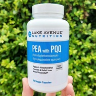 30% Sale!!! EXP.01/26 PEA + PQQ (Palmitoylethanolamide with PQQ) 90 Veggie Capsules สนับสนุนพลังงานเ