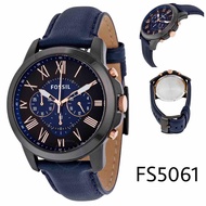FOSSIL Grant Chronograph Blue Strap MENS WATCH FS5061
