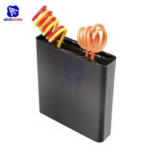 400KV Super DC Arc 3.7V-6V Pulse High Voltage Arc Generator Inverter Ignition Coil Flat-type 1.5-2cm