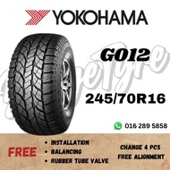 2457016 245-70-16 245/70R16 245 70 16 YOKOHAMA AT 4x4 G012 TYRE TIRE TAYAR 4X4