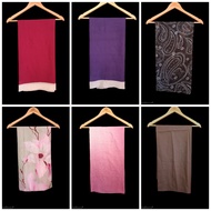 Tudung Bawal/Selendang USED & NEW Tudung Bawal Satin Tudung Bawal Cotton Tudung Bawal Printed