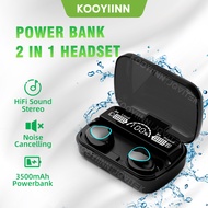 KOOYIINN TWS m10 pro headset bluetooth full bass Earphones bluetooth 5.3 Stereo Smart Touch Control 