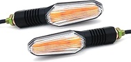 KOPPANG 1 Pair Universal High Brightness LED Turn Signal Light for Yamaha MT-09 for Kawasaki Z800 fo