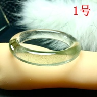 Ghost Guy God of Wealth Natural Green Ghost Crystal Bracelet Clear Water Ghost Color Ghost Bracelet 