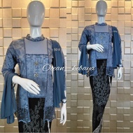 Ocean Shawl Brocade kebaya Suit/kebaya (Dress) Latest kebaya/kebaya/Beautiful kebaya/jumbo kebaya/kartini kebaya