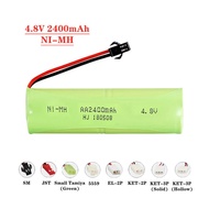 4.8v 2400mah Rechargeable Battery  For Rc Toys Cars Tanks Robots Boats Guns Nimh 4.8v Rechargeable B