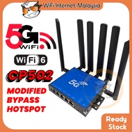 MODIFIED 5G Modem CP502 WiFi6 Router With 6 Antenna For Indoor Home Modem Router Unlimited Wi-Fi