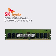 SK Hynix เดสก์ท็อปหน่วยความจำ Ddr4 8Gb 16Gb 4Gb 2666Mhz Pc4 21333u 1.2V Pc Dimm 4GB 2666MHz One