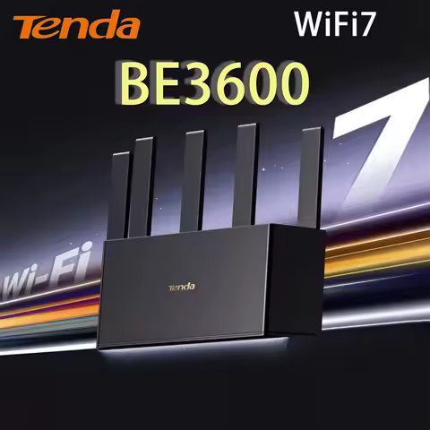 Tenda BE3600 MESH WiFi7 Gigabit Wireless Router 3600M Wireless Speed 2.4G&5G Dual Band Home Gaming I