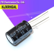 10PCS  16V3300UF 13*21mm 3300UF 16V 13*21 Electrolytic capacitor New original